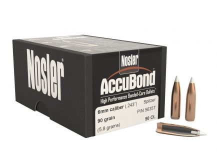 Nosler 6.5mm (.264) 130gr AccuBond Bullets 50ct - 56902