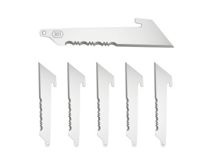 Outdoor Edge Knives 6-Pack 50% Serrated Utility Replacement Blade