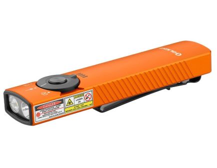Olight Arkfeld Pro LED Rechargeable Flashlight w/ UV Light & Green Laser, Orange