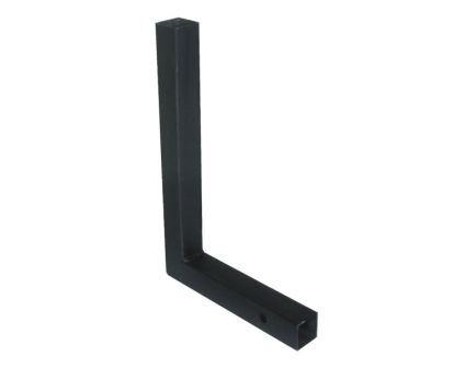 On Time 2" L-Shaped Receiver Hitch, Black