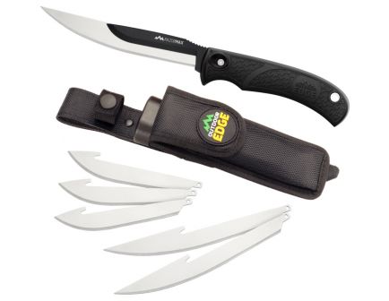 Outdoor Edge RazorMax Interchangeable Fixed Blade Knife, Black