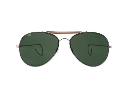 Rothco Aviator Air Force Style Sunglasses - Green, Packaging Military Printed Case Box