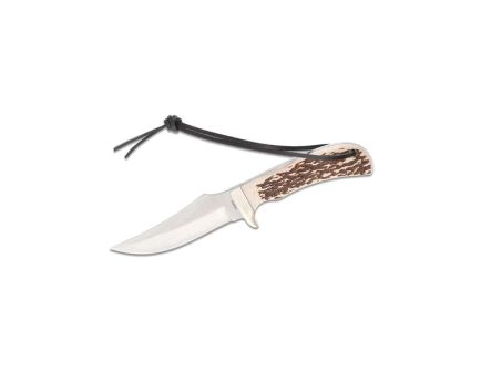 Uncle Henry Fixed Knife Clip Point, Brown