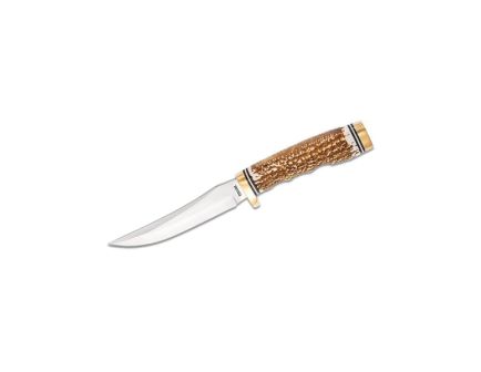 Uncle Henry Next Gen 153UH Fixed Knife Trailing Point, Brown