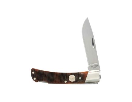 Old Timer Generational USA Bruin 5OTG Folding Knife Drop Point, Brown