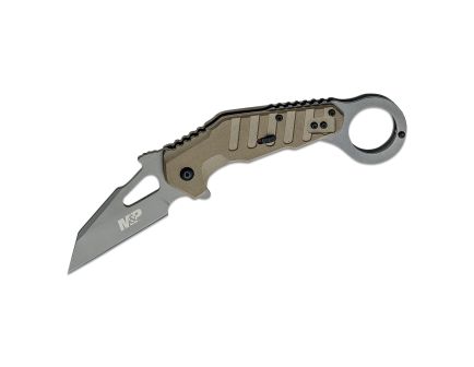 Smith & Wesson Extreme Ops Karambit Knife Wharncliffe, Tan