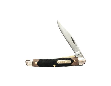 Old Timer Mighty Mite Folding Knife Clip Point, Brown - 1179225
