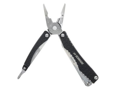 Schrade Delta Class Clench Multi-Tool Clip Point, Black