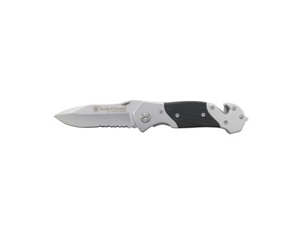 Smith & Wesson 1st Response Folding Knife Drop Point, Silver