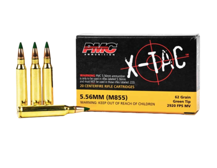PMC X-Tac 5.56 Ammo 62 Gr LAP 20rds - 556k