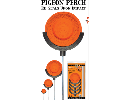 Do-All Outdoors 4.50" Pigeon Perch Target Holder 4.75" x 14", Black/Orange Pack of 4