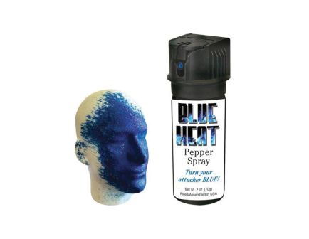 Personal Security Blue Heat Pepper Spray w/Blue Dye, 2 oz