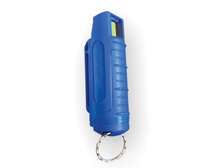 Personal Security 1/2 oz. Pepper Spray with Hard Case and Key Ring, Blue - EHC14BH-C