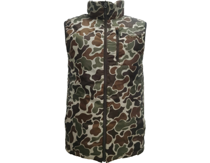 PSA Reversible Puffer Vest, Vintage Marsh/Delicioso