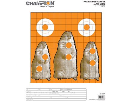 Champion PRAIRIE DOG TARGET  LARGE 12PK 45773