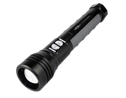 Police Security Twin Power LED Flashlight 2000 lm
