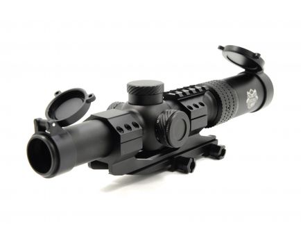 PSA Custom 1-4 x 24 L4 Illuminated Reticle Scope w/ Cantilever Mount