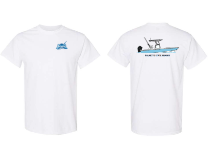 PSA Boat SS Tee, White - Large