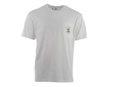 PSA "Palm Trees" Pocket T-Shirt, White - Medium