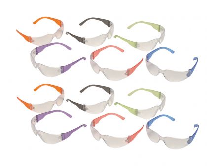 Pyramex Intruder Multi Color Eye Protection, 12 Pairs