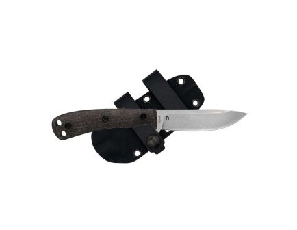 Shield Knife & Tool Ascent Fixed Knife Drop Point, Black