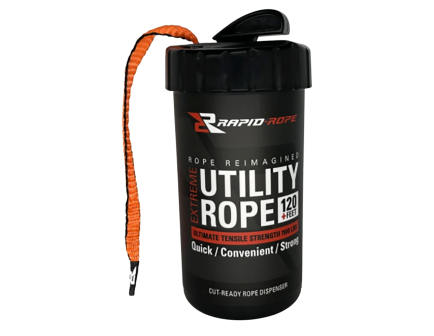Rapid Rope Canister 120 Ft Utility Rope, Orange