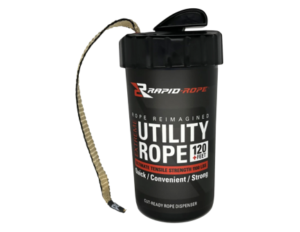 Rapid Rope Canister 120 Ft Utility Rope, TAN