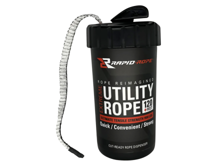 Rapid Rope Canister 120 Ft Utility Rope, White - RRCW6003