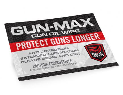 Real Avid Gun-Max Gun Oil Wipes 25 Pack