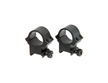 Redfield Hunting/Shooting Rifle 1" High Aluminum 4-Hole Scope Ring, Matte Black - 47332