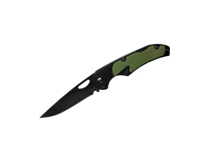 American Buffalo Knife & Tool AB Elite Mark II Lockback Folding Knife Drop Point, Green