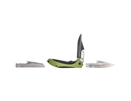 Remington RXB Folding Knife Drop Point/Clip Point/Saw Blade, Black/OD Green