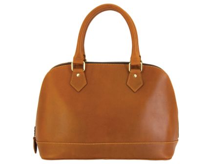 Rugged Rare S&W Classic Satchel Holster Ambidextrous Vegan Leather, Tan