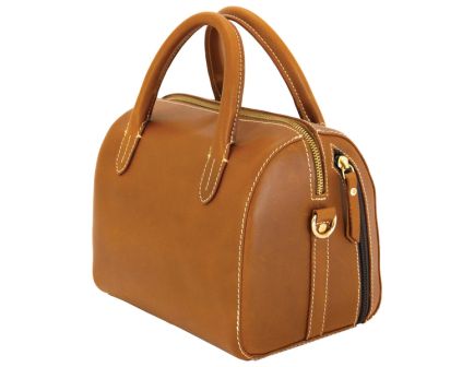 Rugged Rare S&W Barrel Bag Holster Ambidextrous Vegan Leather, Tan