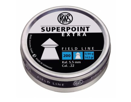 RWS Super Point Extra .22 Cal Airgun Pellet, 200rds