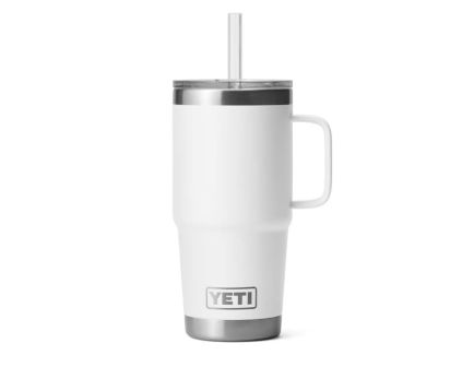 Yeti Rambler 25 oz Straw Mug, White