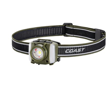 Coast FL95R USB-C Rechargeable GLIDE Focus Headlamp