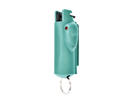 Guard Dog Accufire Laser Target Keychain Pepper Spray with UV Dye, Teal