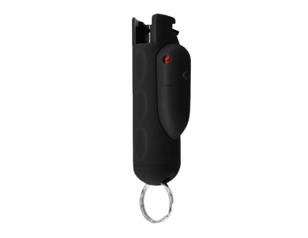 Guard Dog Accufire 2 Laser Target Keychain Pepper Spray w/ SnapShot Release, Black