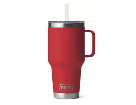 Yeti Rambler 35 oz Straw Mug, Rescue Red