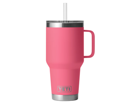 Yeti Rambler 35 oz Straw Mug, Tropical Pink