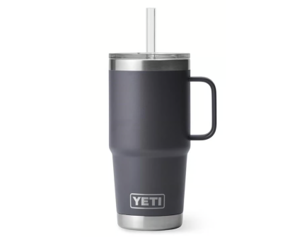 Yeti Rambler 25 oz Straw Mug, Black
