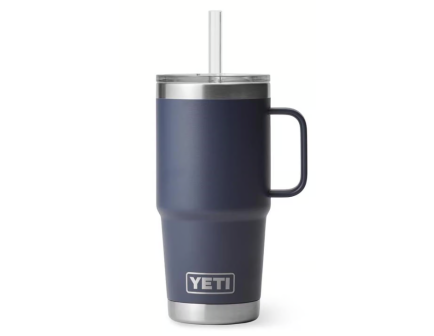 Yeti Rambler 25 oz Straw Mug, Navy