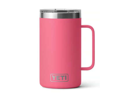 Yeti Rambler 24 oz Mug w/ MagSlider Lid, Tropical Pink