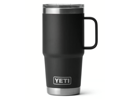 Yeti Rambler 20 oz Travel Mug, Black