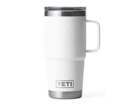 Yeti Rambler 20 oz Travel Mug, White