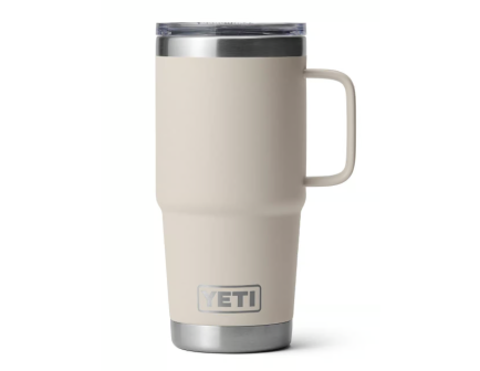 Yeti Rambler 20 oz Travel Mug, Cape Taupe