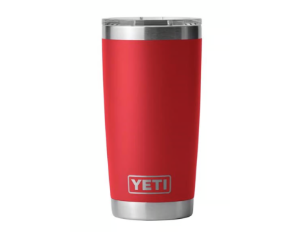 Yeti Rambler 20 oz Tumbler MagSlider Lid, Rescue Red