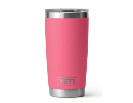 Yeti Rambler 20 oz Tumbler MagSlider Lid, Tropical Pink