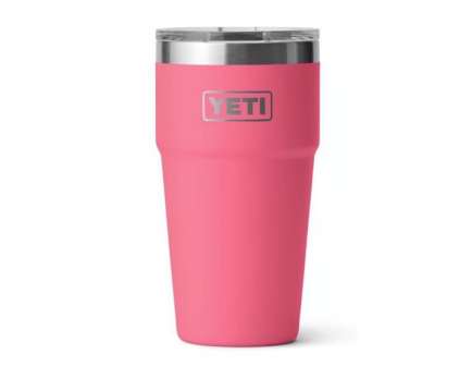 YETI Rambler 20 oz Stackable Tumbler with MagSlider Lid, Tropical Pink